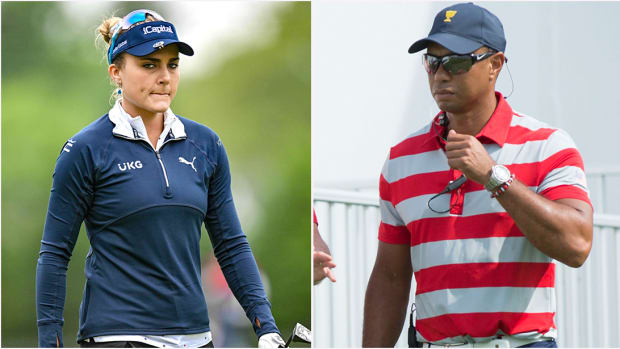 Lexi Thompson, Tiger Woods